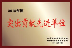 2015年度突出贡献先进单位