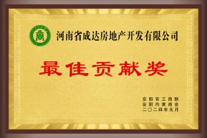最佳贡献奖